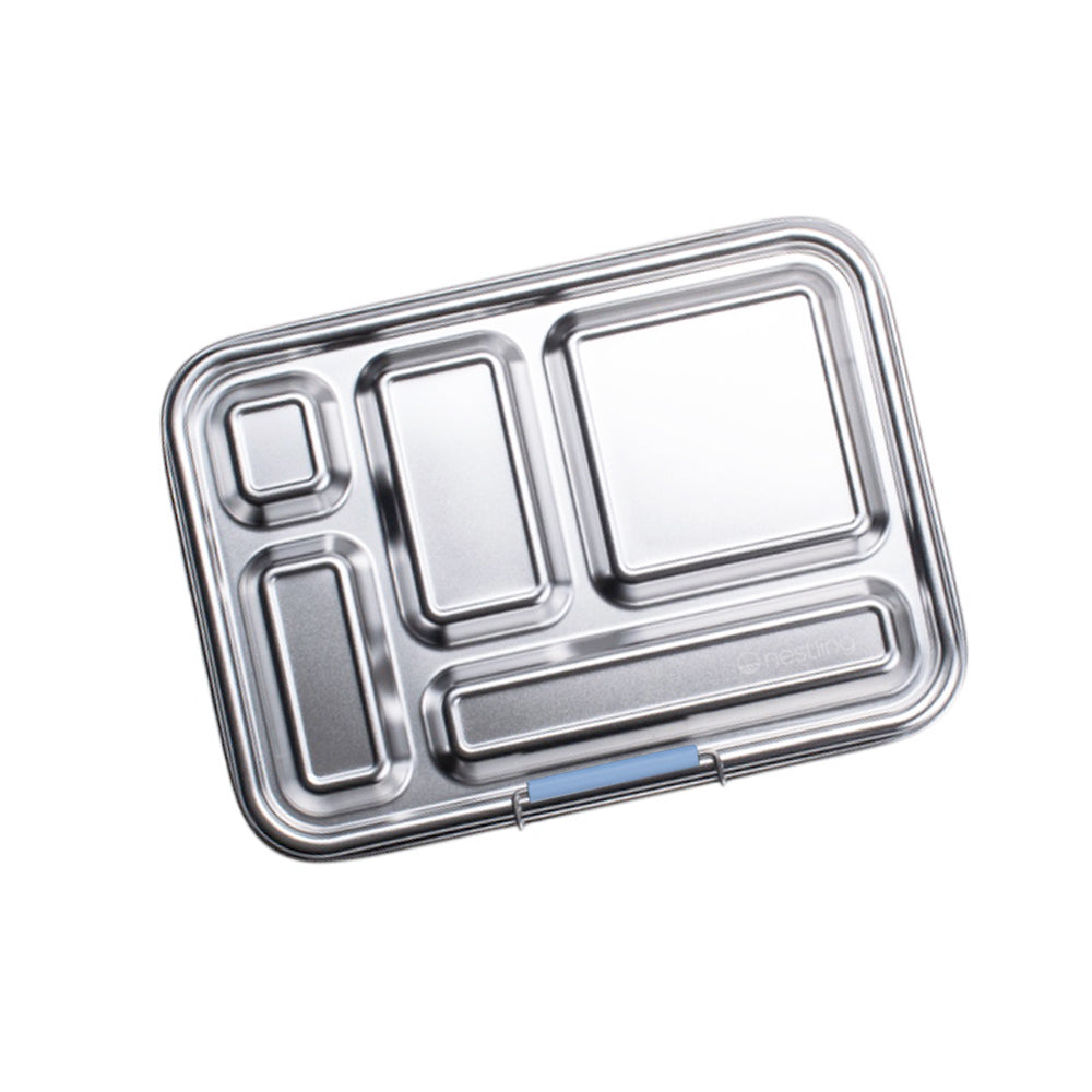 Nestling Stainless Steel Bento Lunch Box - Dusty Blue