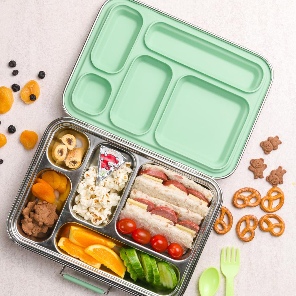 Nestling Stainless Steel Bento Lunch Box - Sage