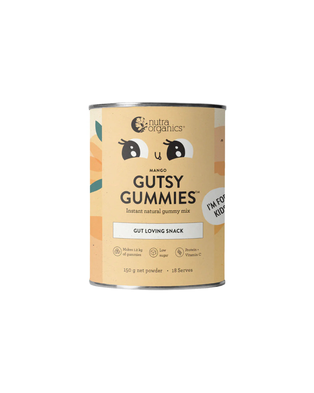 Nutra Naturals Gutsy Gummies - Mango 150g - Little Reef and Friends