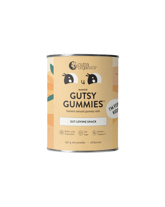 Nutra Naturals Gutsy Gummies - Mango 150g - Little Reef and Friends