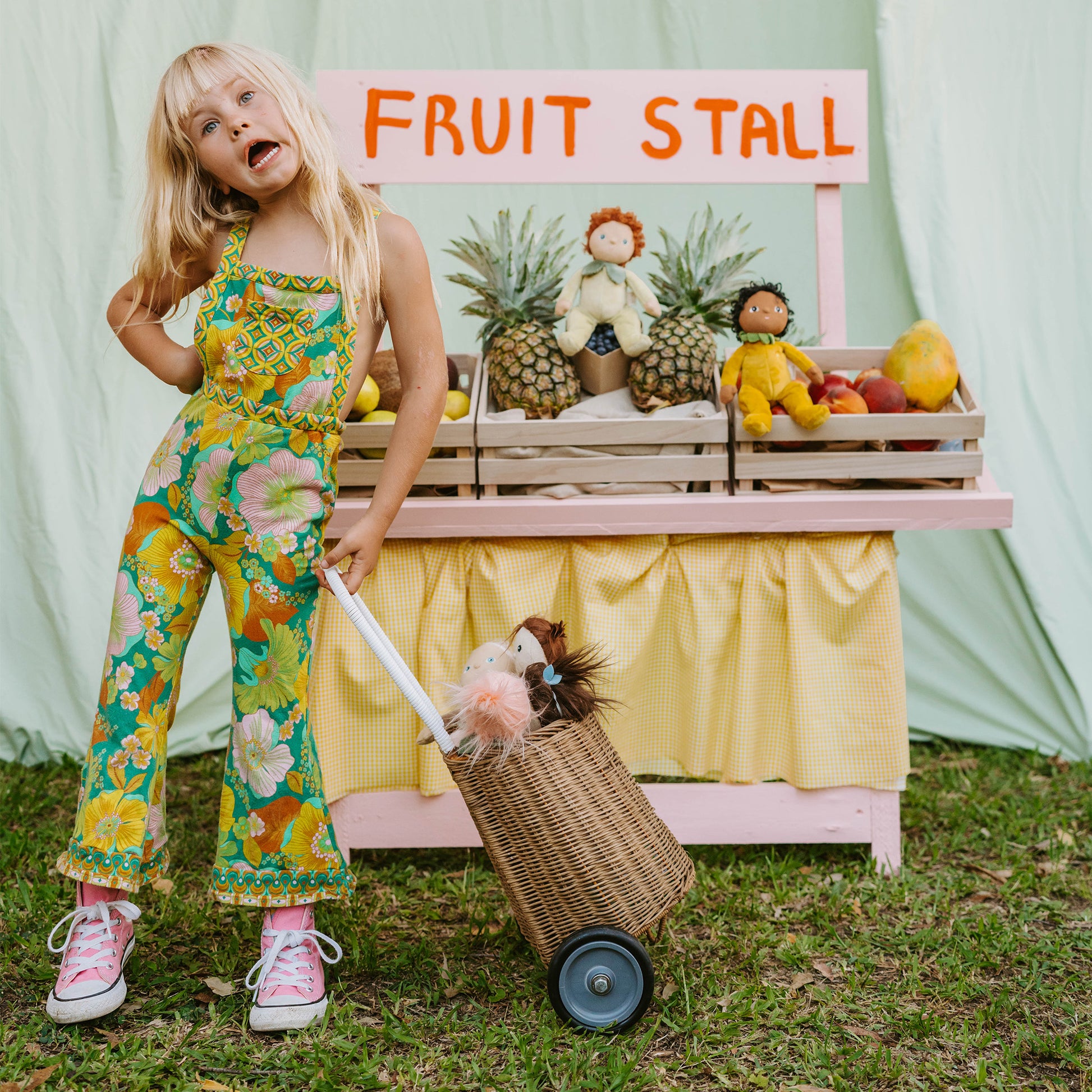 Olli Ella Dinky Dinkum | Fruity Cuties - Pippa Pineapple - Little Reef and Friends