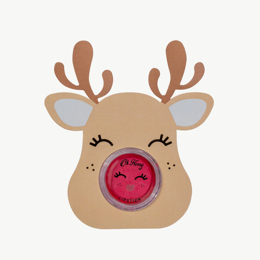 Oh Flossy Rudolf Lipstick Stocking Stuffer - Little Reef and Friends