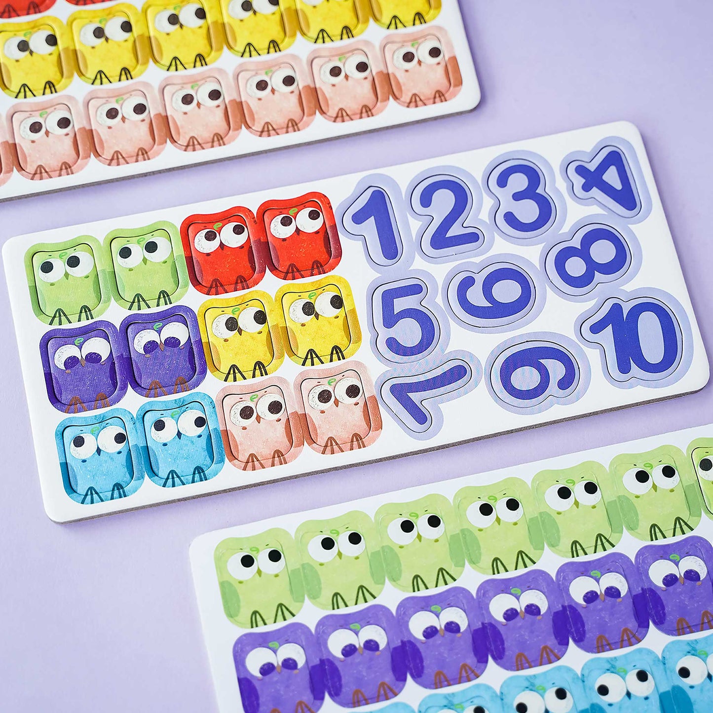 mierEdu Omi Owl Counter Learning Set - Little Reef and Friends