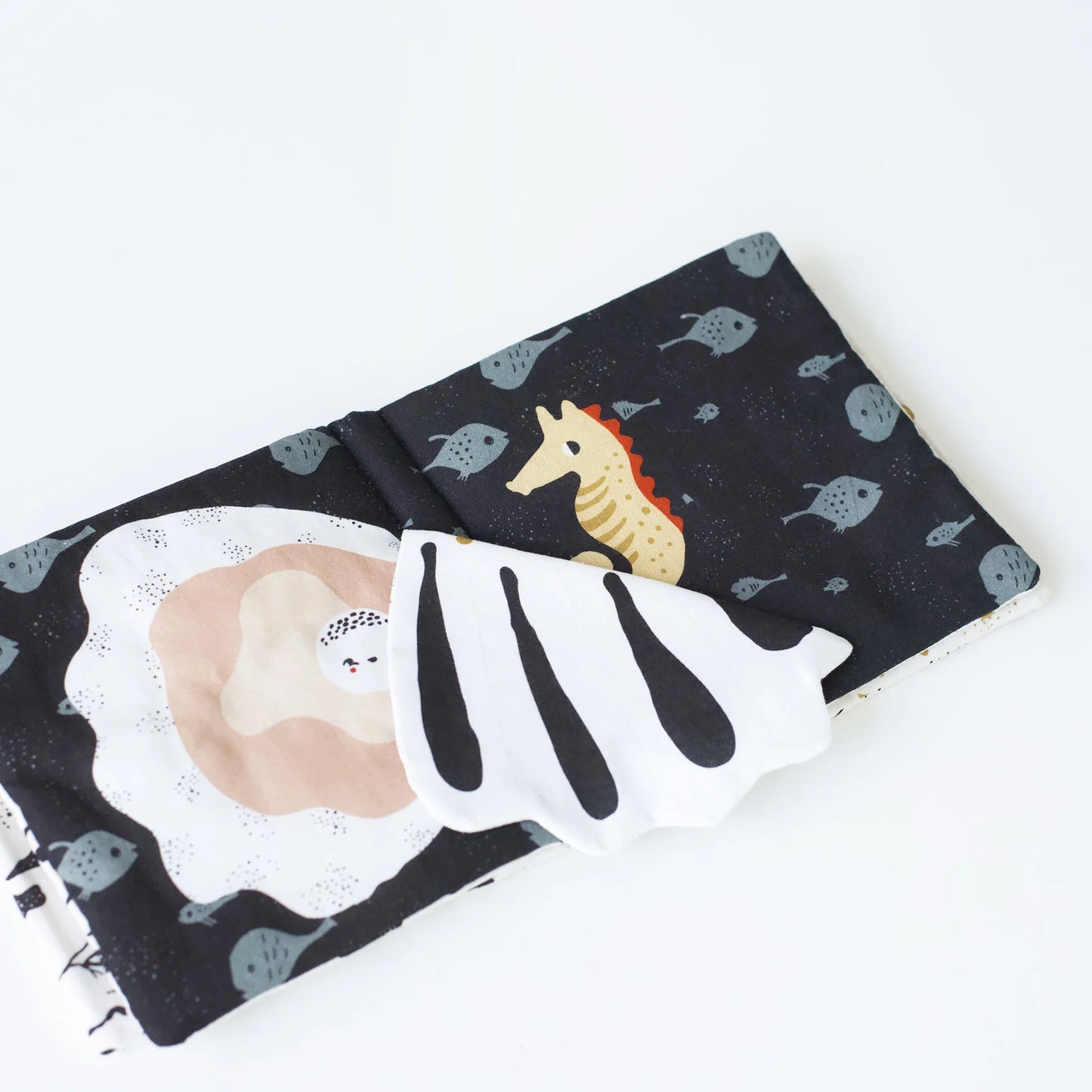 Peekaboo Sensory Cloth Book - Ocean - Little Reef and Friends