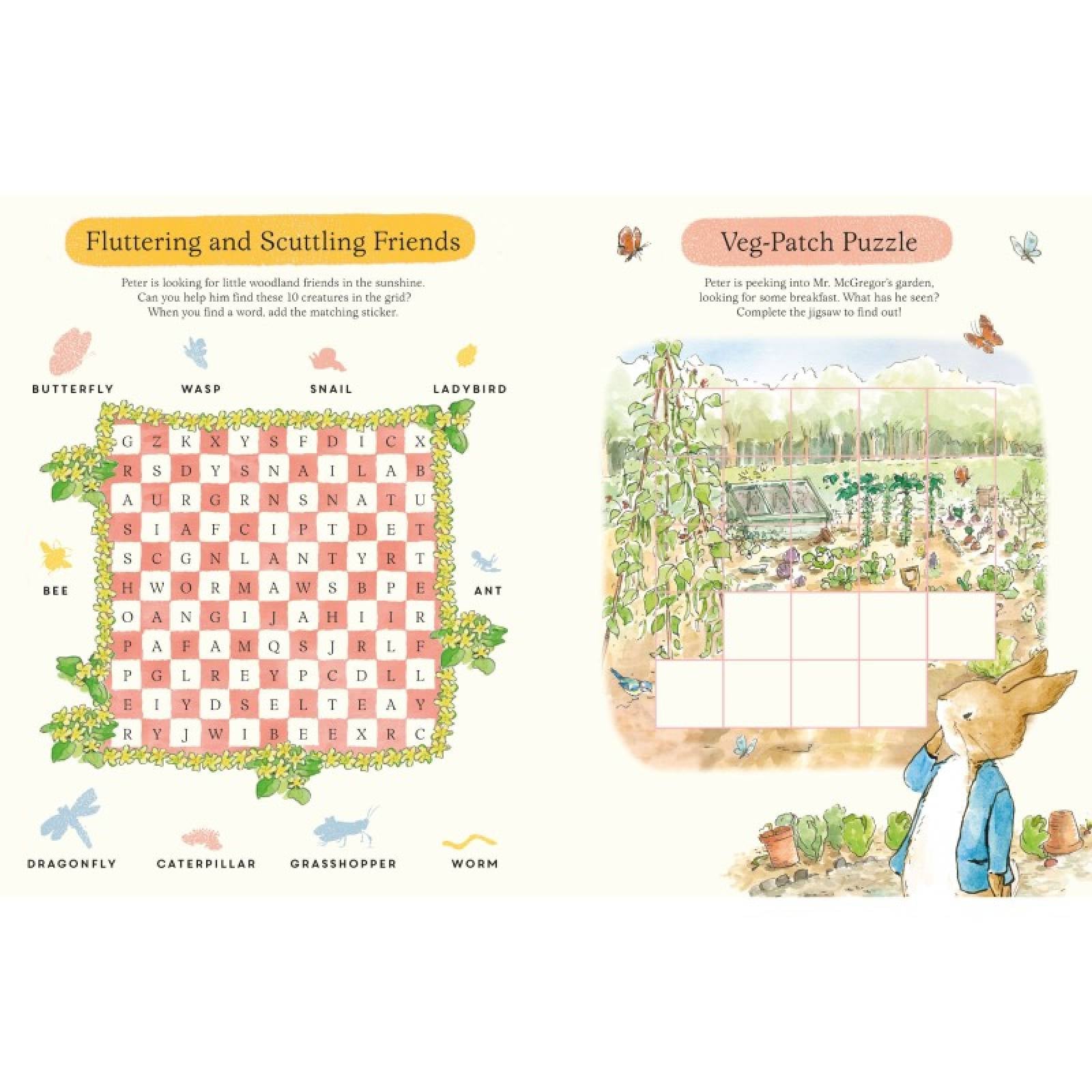 Peter Rabbit - The Big Outdoors Sticker Activity Book - Little Reef and Friends