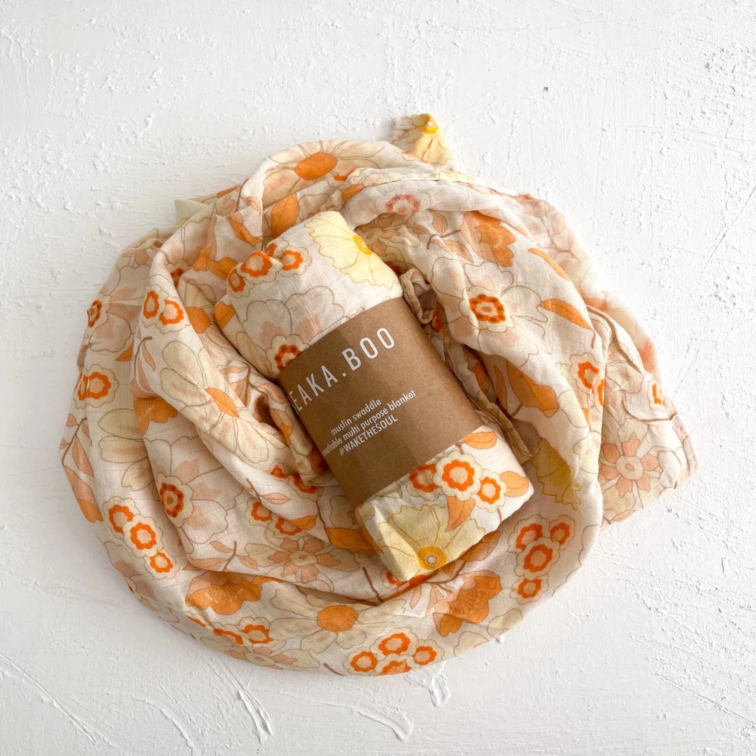 Poppy Muslin Swaddle - Little Reef and Friends