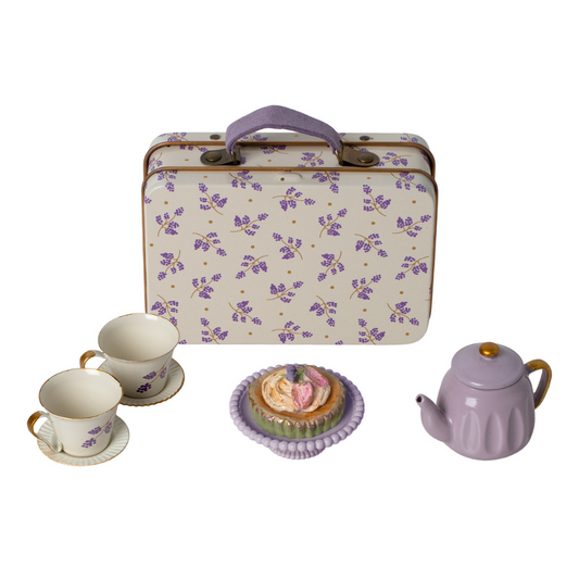Maileg Afternoon Tea Set | Mouse - Purple Madelaine - Little Reef and Friends