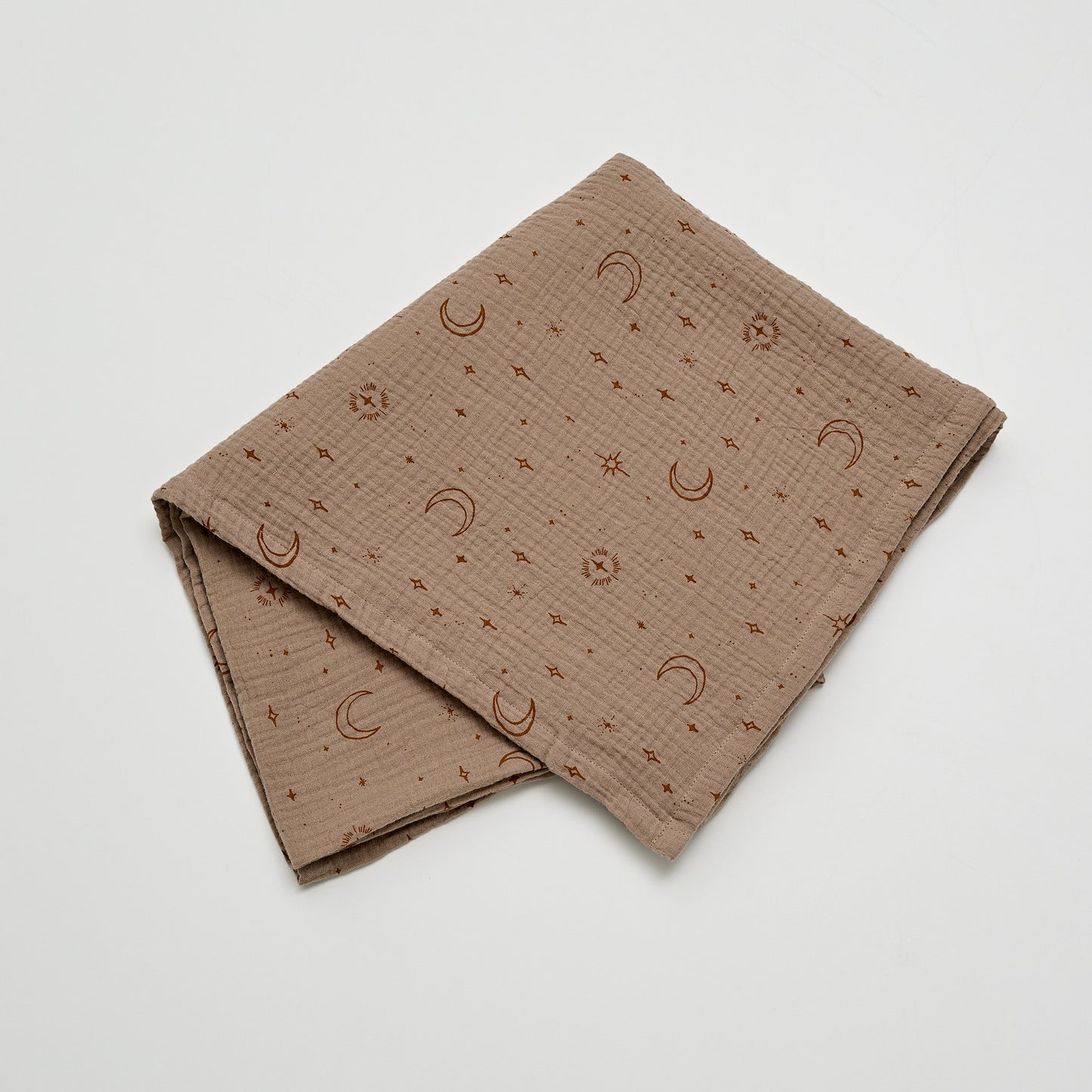 Over The Dandelions Organic Muslin Swaddle - Night Sky - Little Reef and Friends