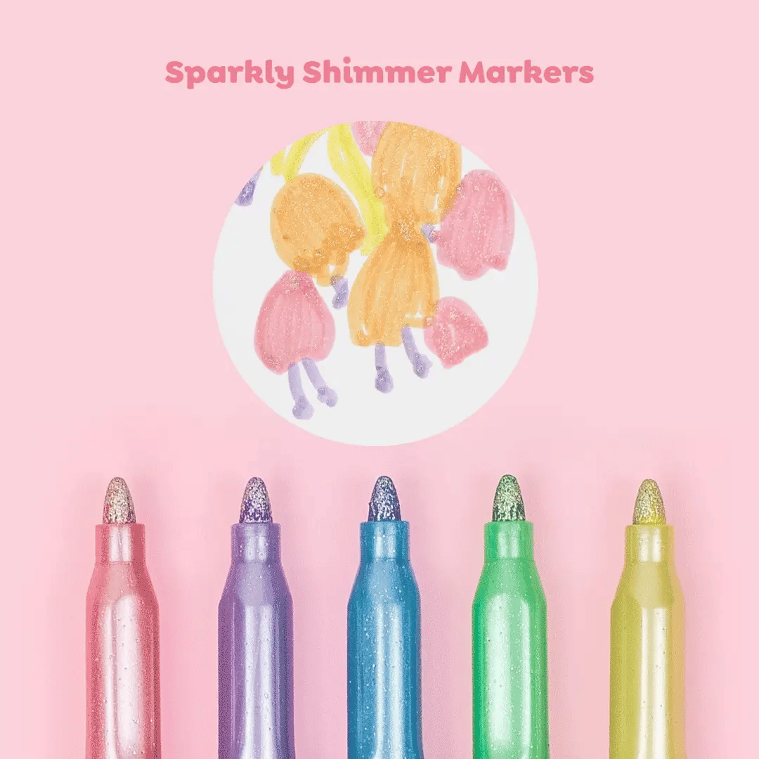 Tiger Tribe Shimmer Markers - Little Reef and Friends