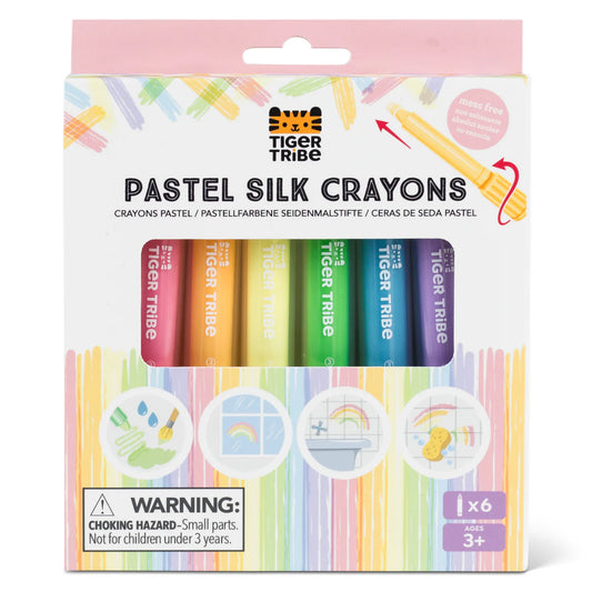 Tiger Tribe Silk Crayons - Pastel