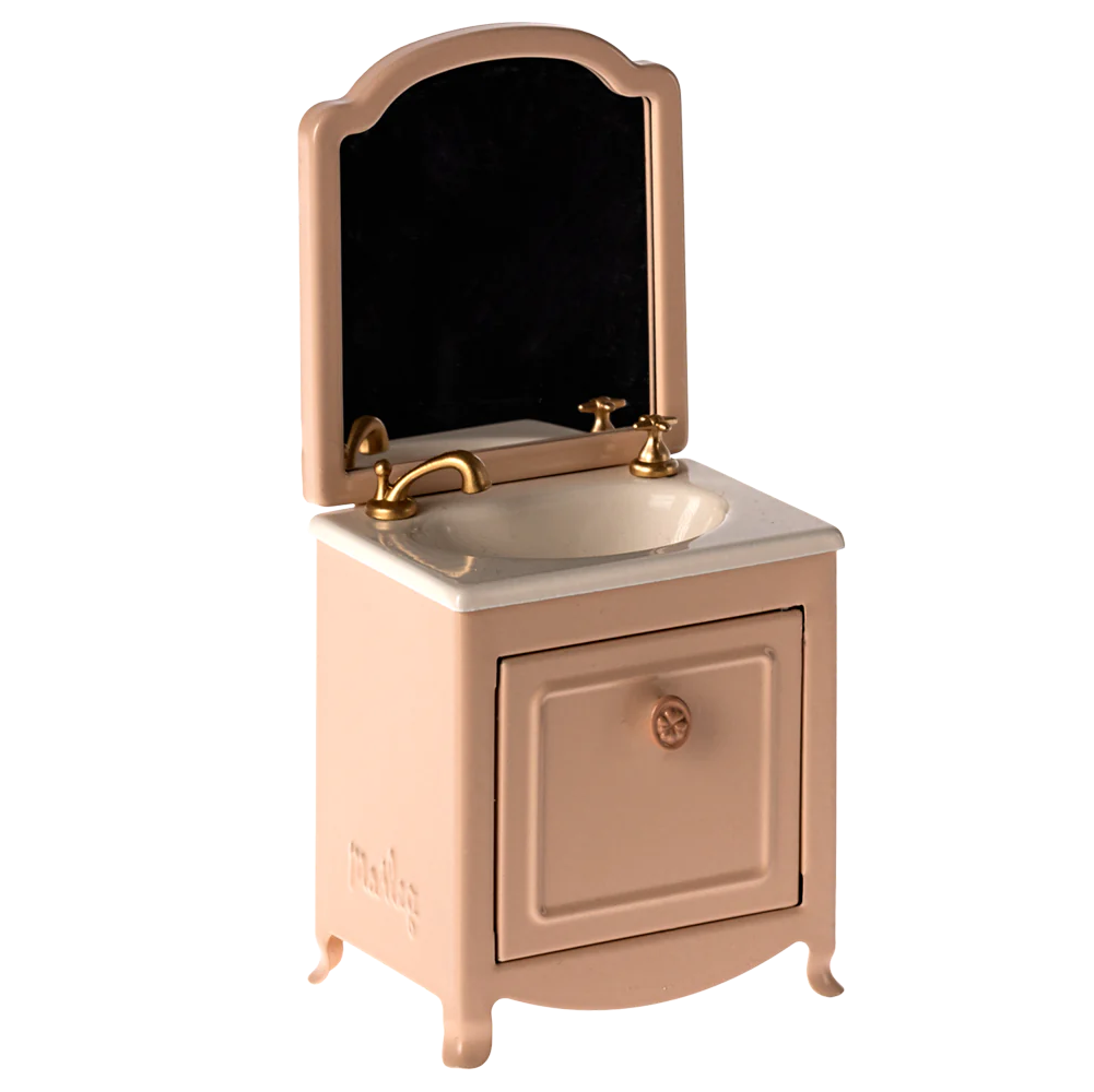 Maileg Sink Dresser & Mirror | Mouse - Powder - Little Reef and Friends