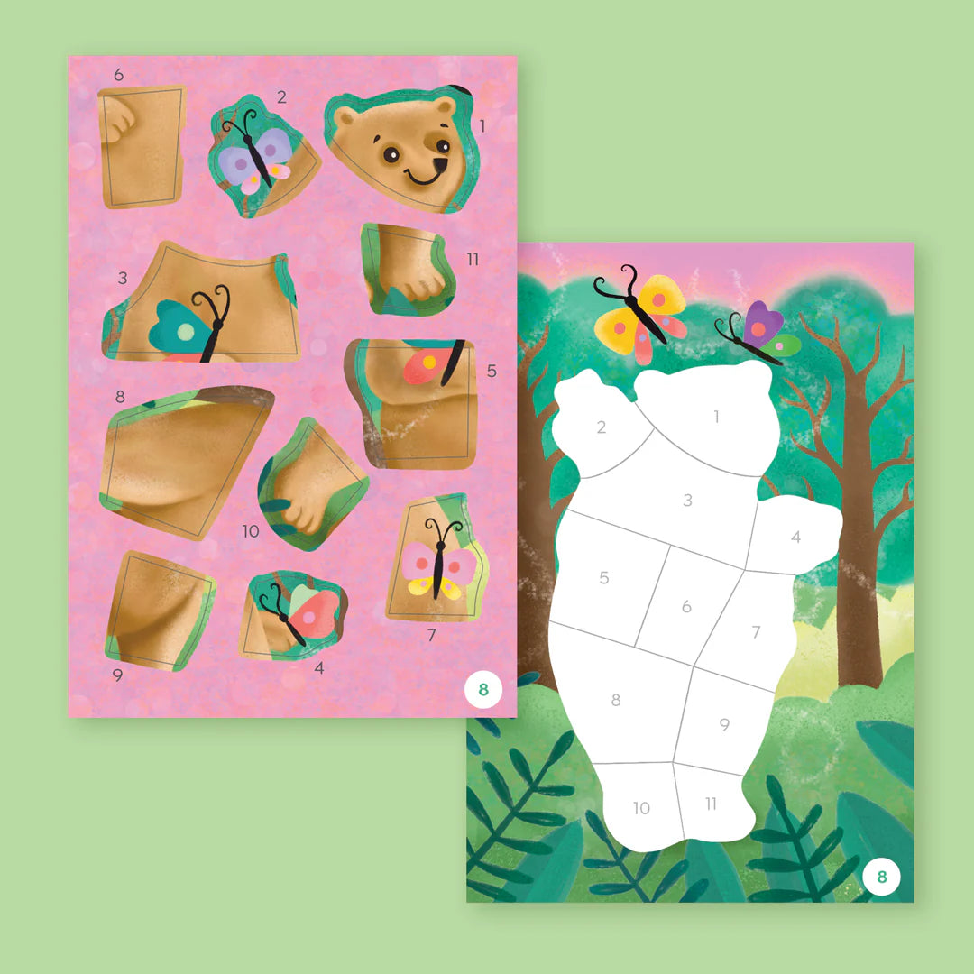 Tiger Tribe Sticker by Numbers - Animals - Little Reef and Friends