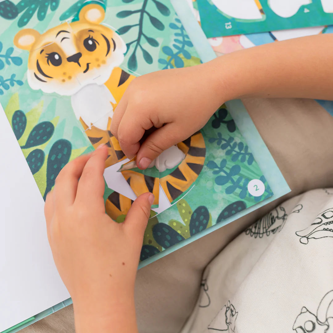 Tiger Tribe Sticker by Numbers - Animals - Little Reef and Friends
