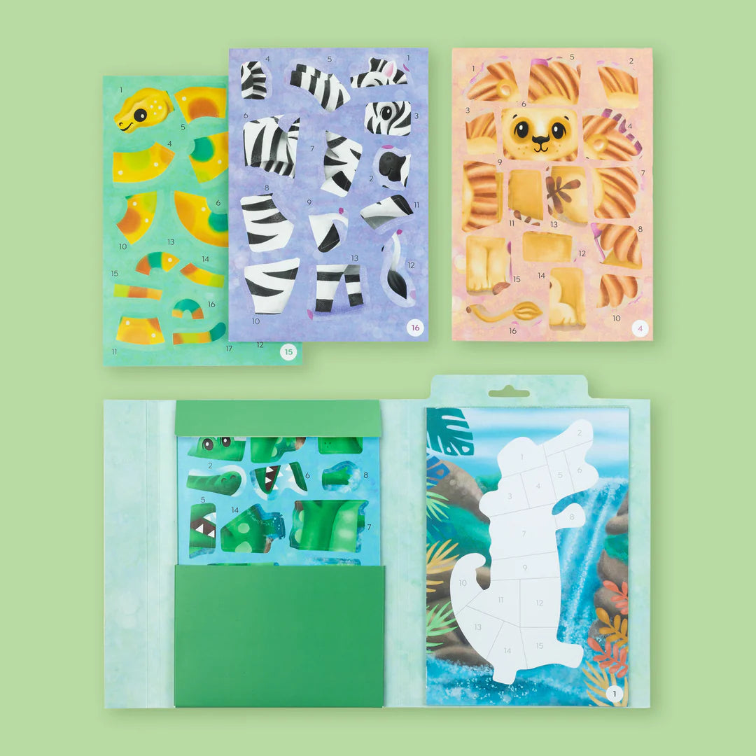 Tiger Tribe Sticker by Numbers - Animals - Little Reef and Friends
