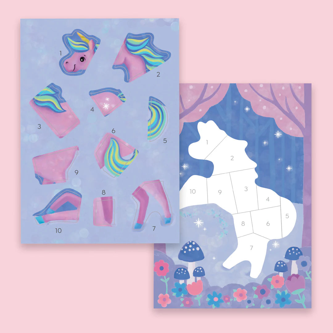 Tiger Tribe Sticker by Numbers - Magical Garden - Little Reef and Friends