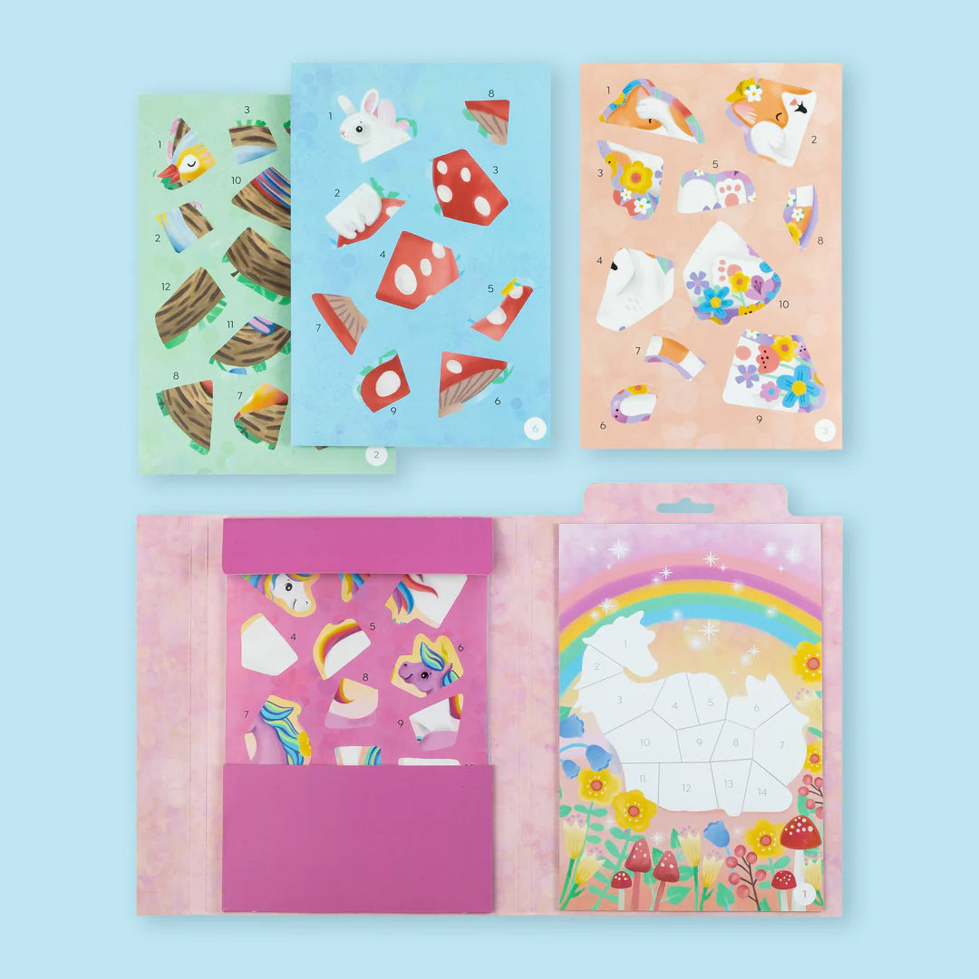 Tiger Tribe Sticker by Numbers - Magical Garden - Little Reef and Friends