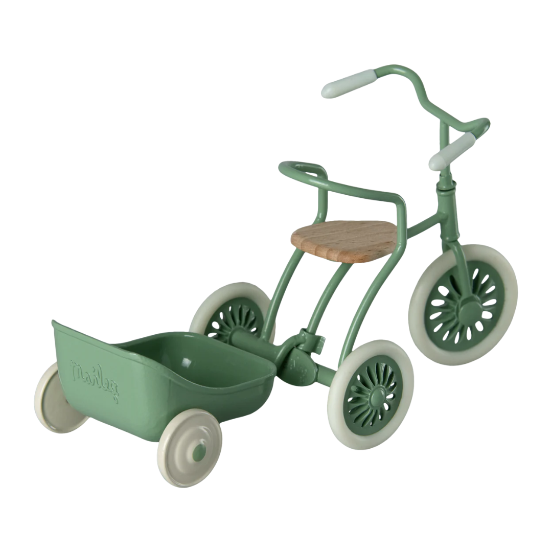 Tricycle Trailer | Mouse - Green - Little Reef and Friends