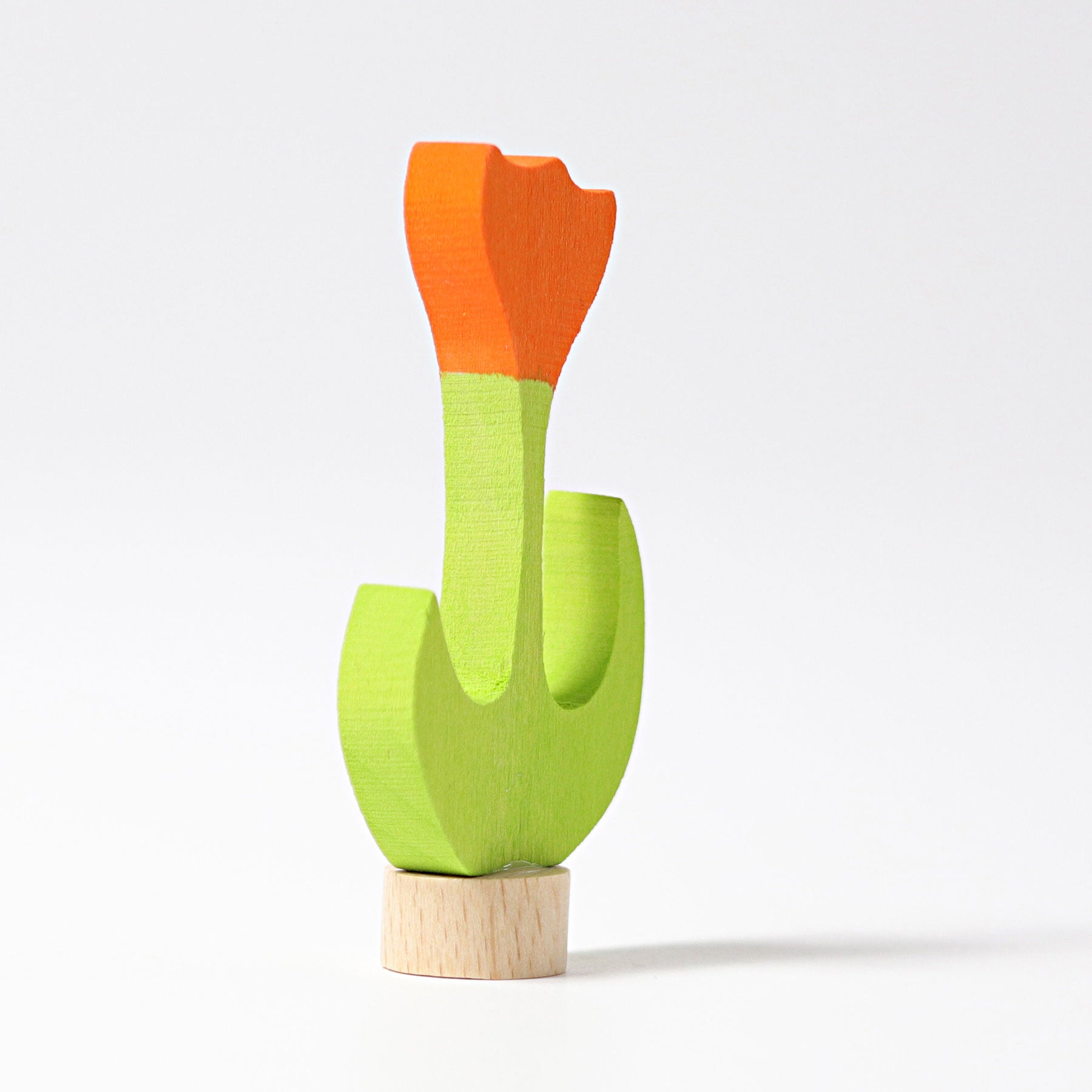 Grimm's Candle Holder Decoration - Tulip | Orange - Little Reef and Friends