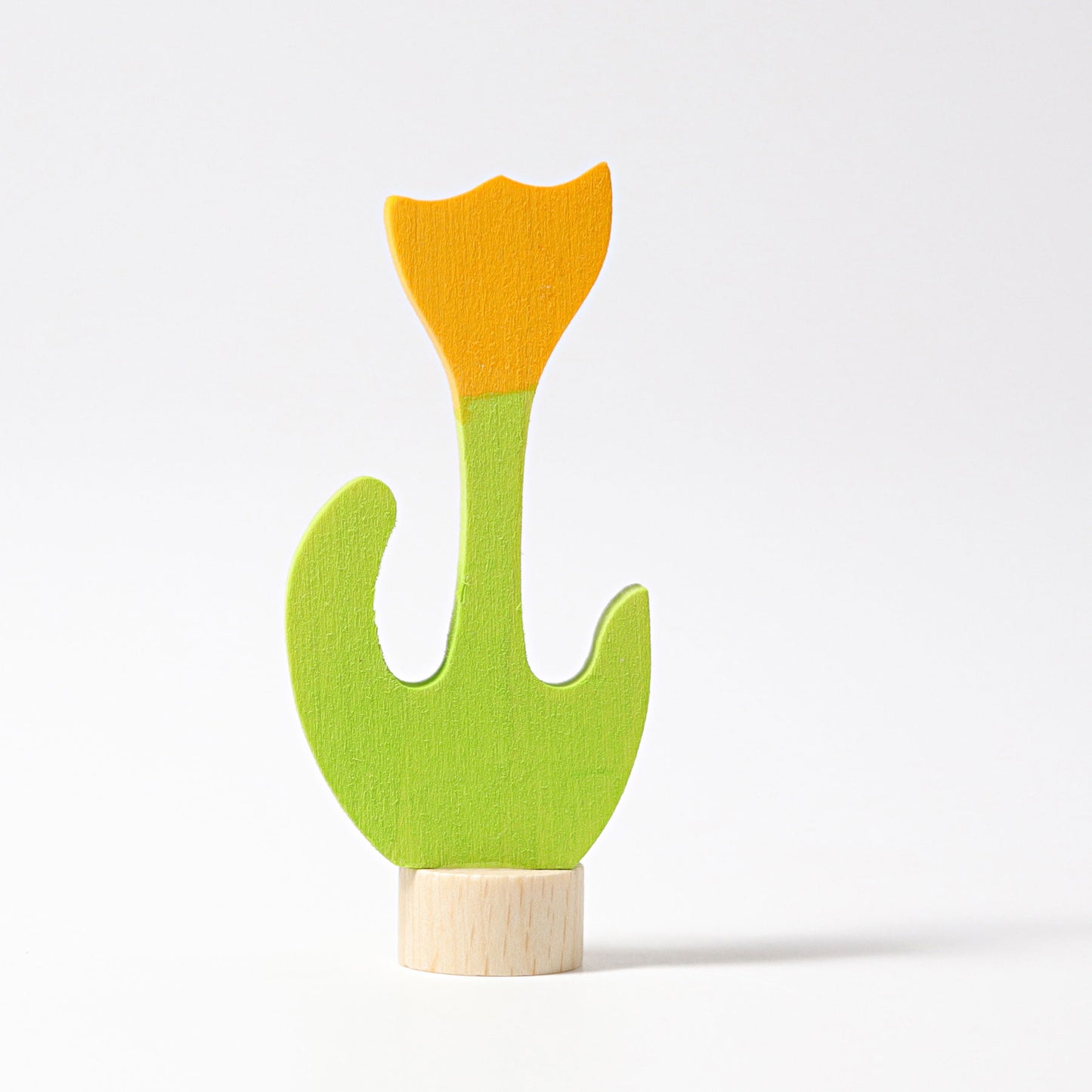 Grimm's Candle Holder Decoration - Tulip | Yellow - Little Reef and Friends