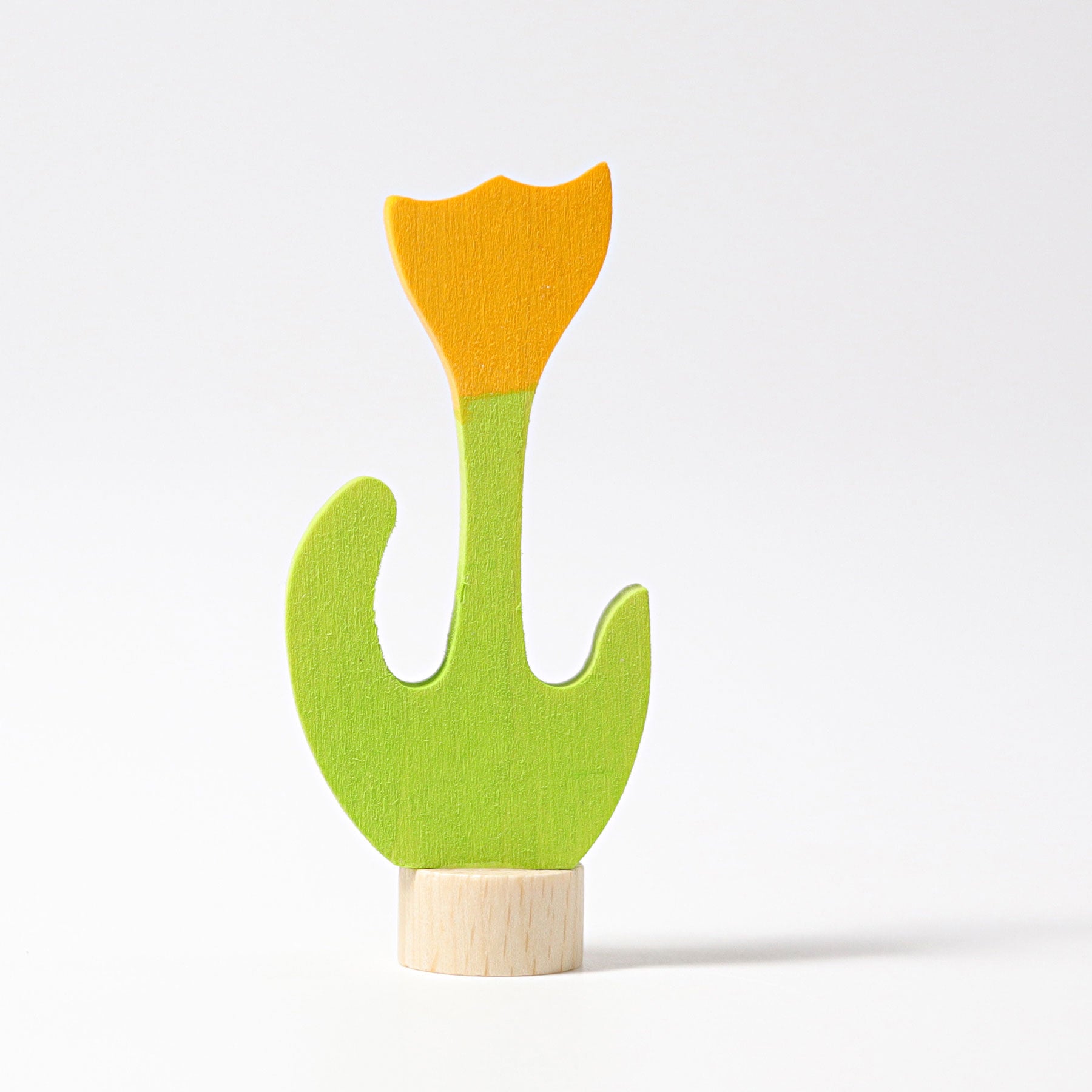 Grimm's Candle Holder Decoration - Tulip | Yellow - Little Reef and Friends