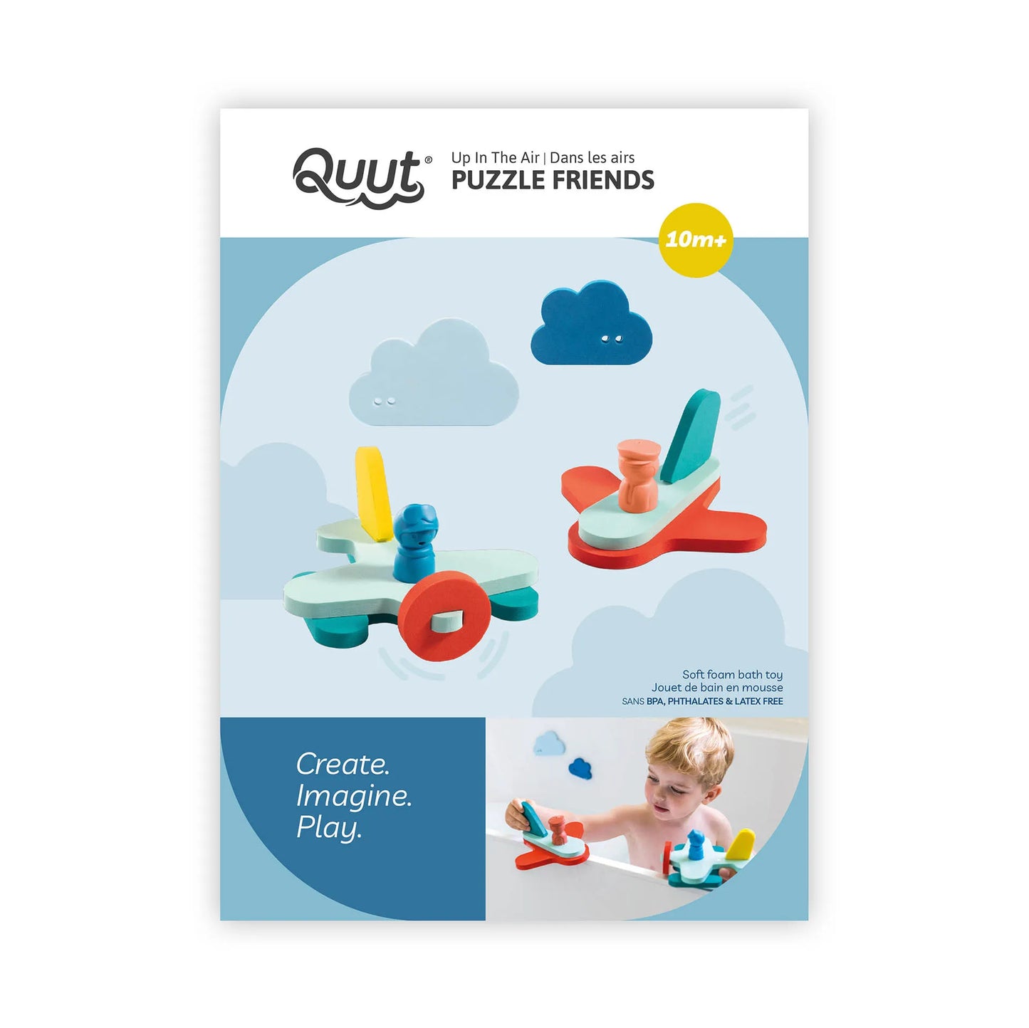 Quut Bath Puzzle - Up In The Air - Little Reef and Friends