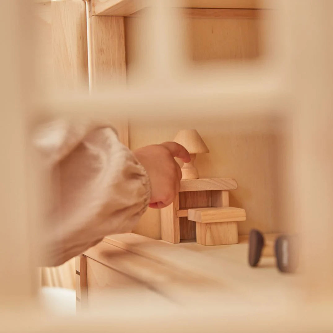 Victorian Wooden Dollhouse - Little Reef and Friends