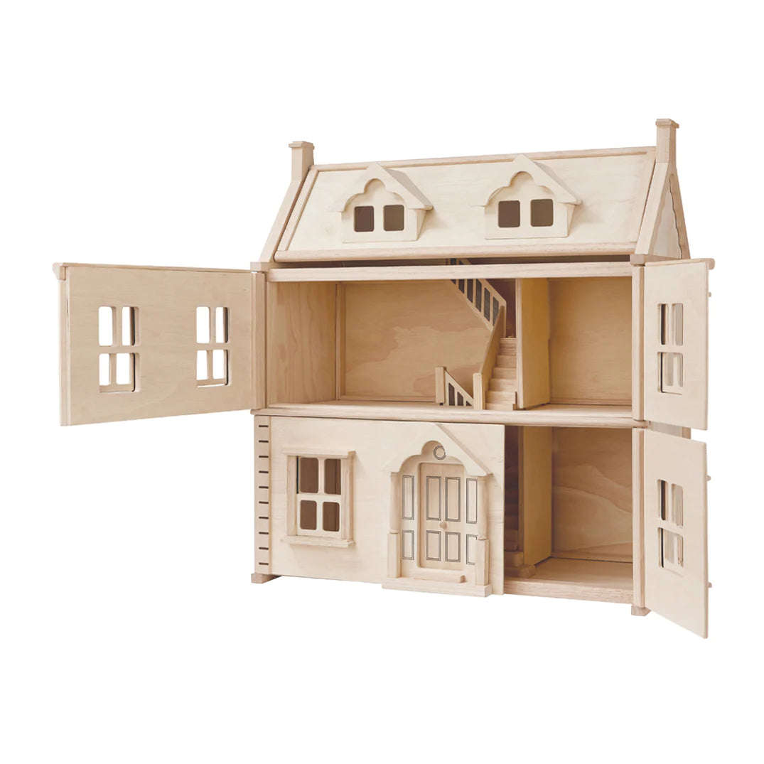 Victorian Wooden Dollhouse - Little Reef and Friends