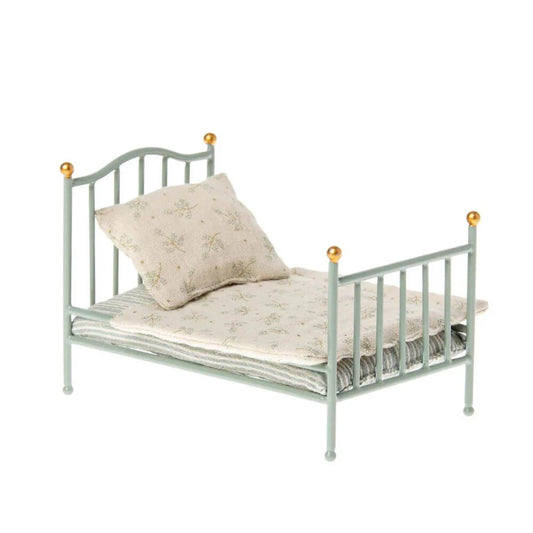Maileg Vintage Bed | Mouse - Mint - Little Reef and Friends