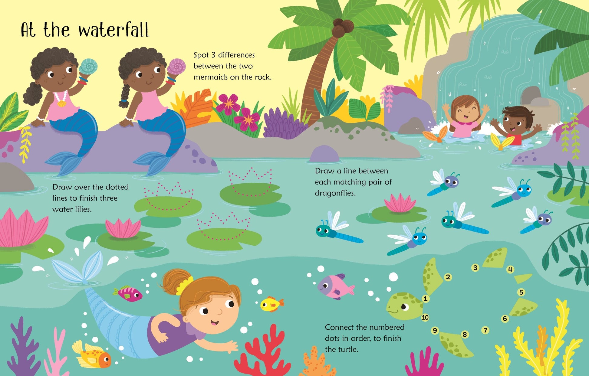 Wipe Clean Activity Book - Mermaid - Little Reef and Friends