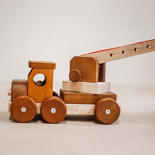 Q Toys Wooden Crane - Little Reef and Friends