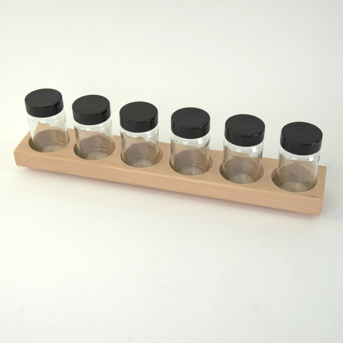 Mercurius Paint Jars and Wooden Holder - 100ml