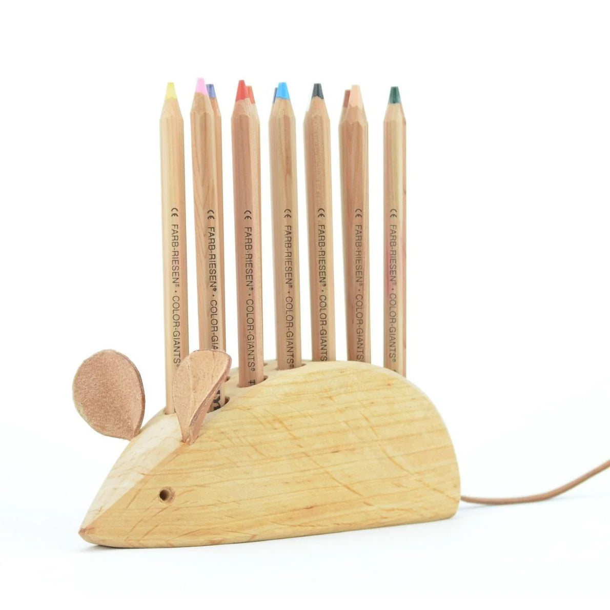 Drei Blätter Wooden Pencil Holder | Mouse - 12 holes