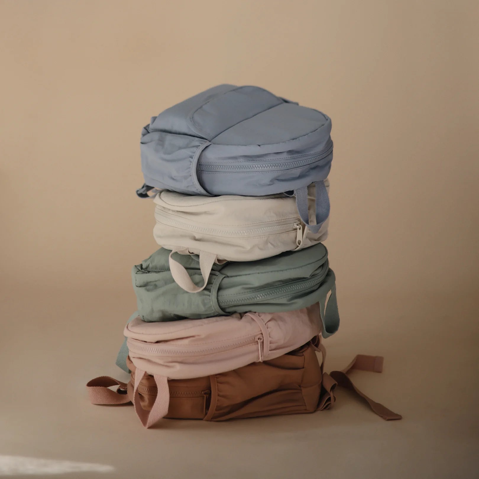 Mushie Mini Kids Backpack - Fog - Little Reef and Friends