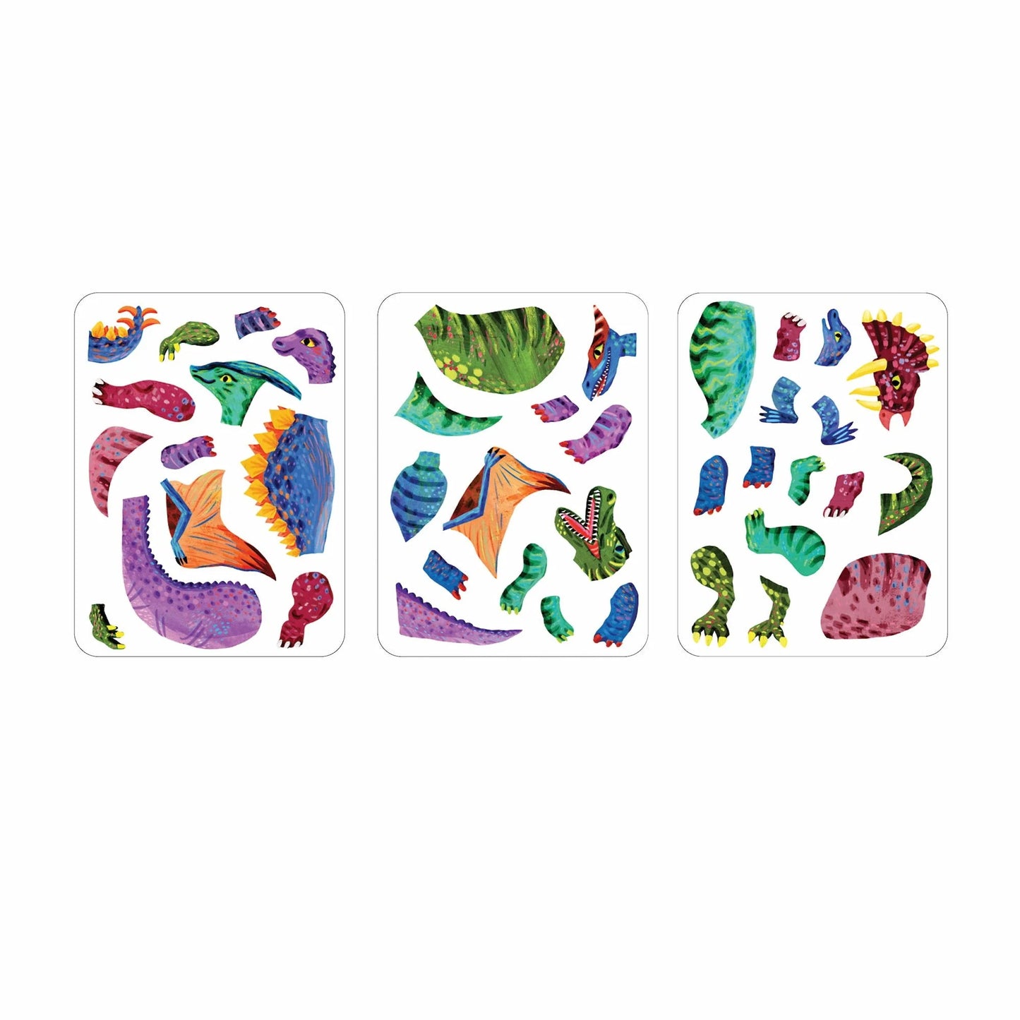 Mudpuppy Magnetic Play Set - Dino Mix-Up