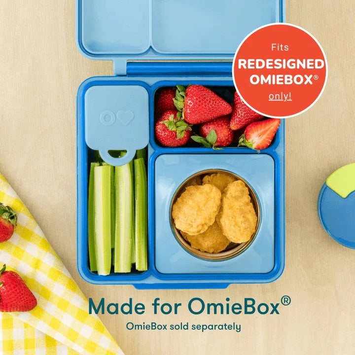 OmieBox Silicone Dip 2 Pk - Blue & Lime - Little Reef and Friends