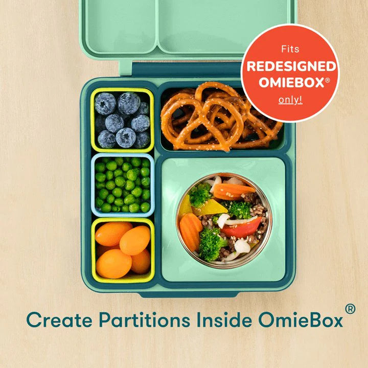 OmieBox Silicone Dip 2 Pk - Blue & Lime - Little Reef and Friends