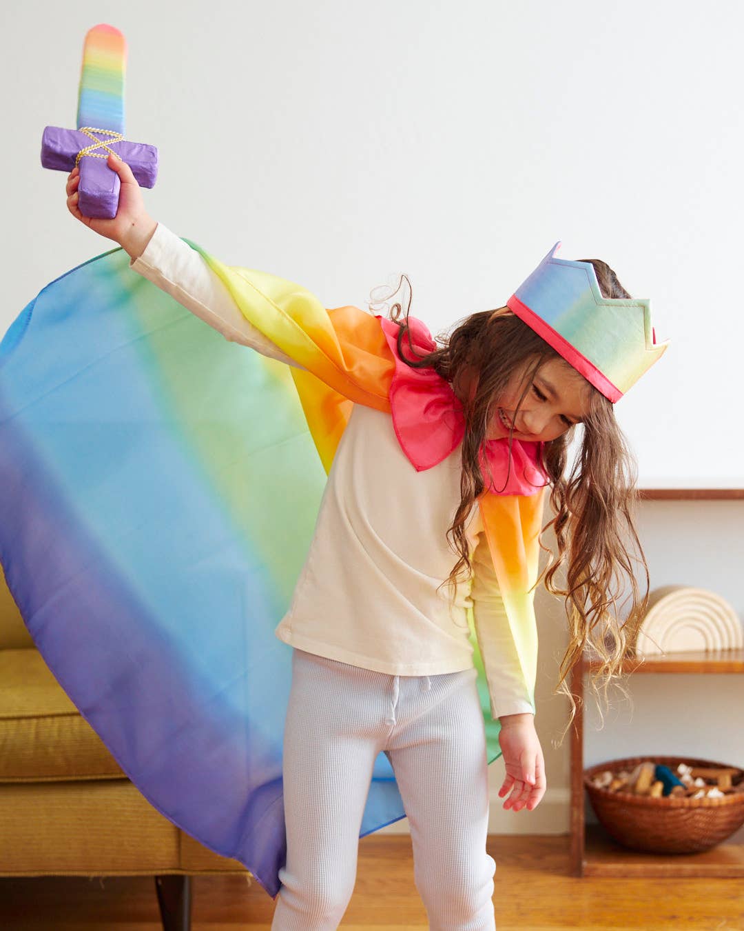 Sarah's Silks Soft Sword - Rainbow