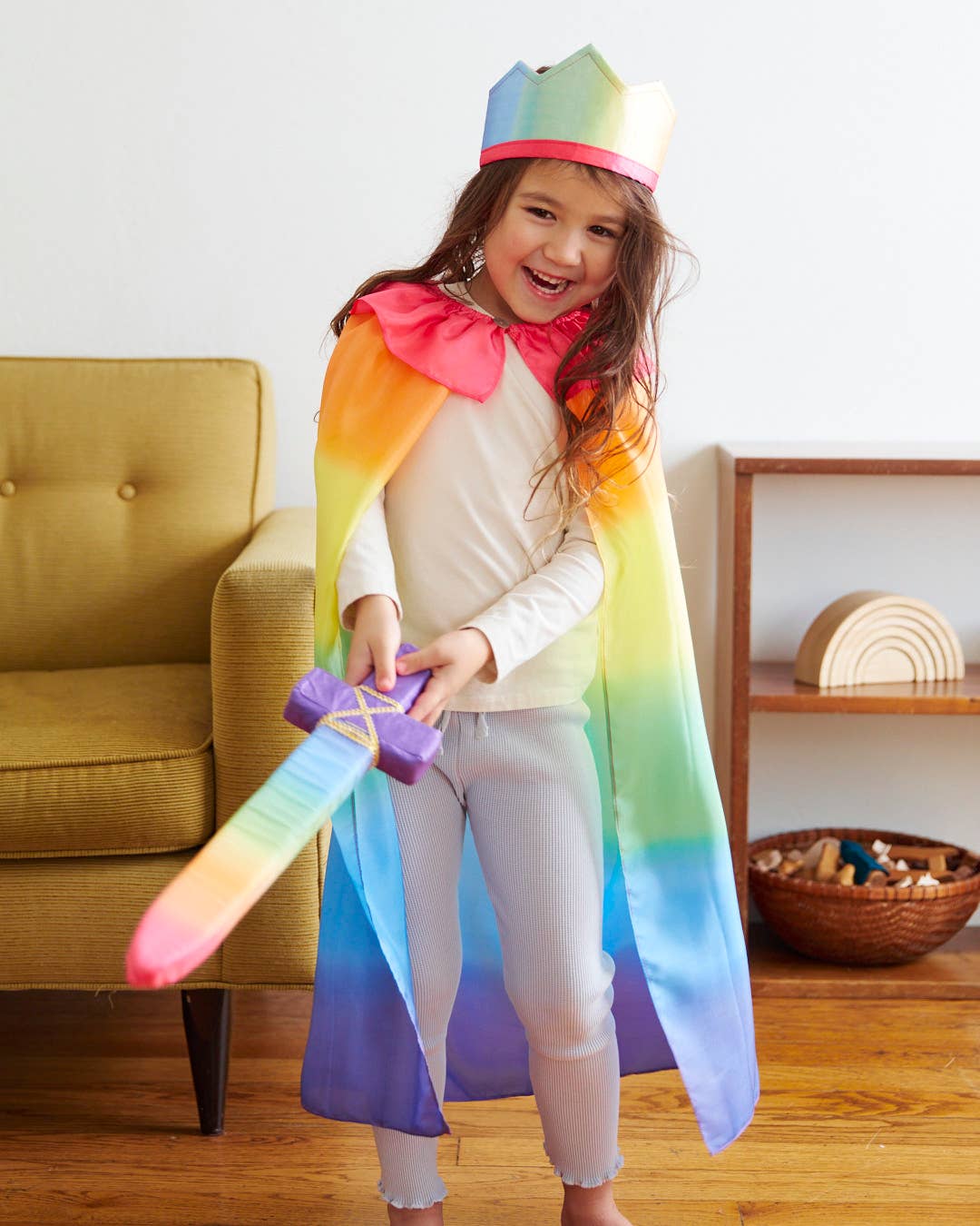 Sarah's Silks Soft Sword - Rainbow