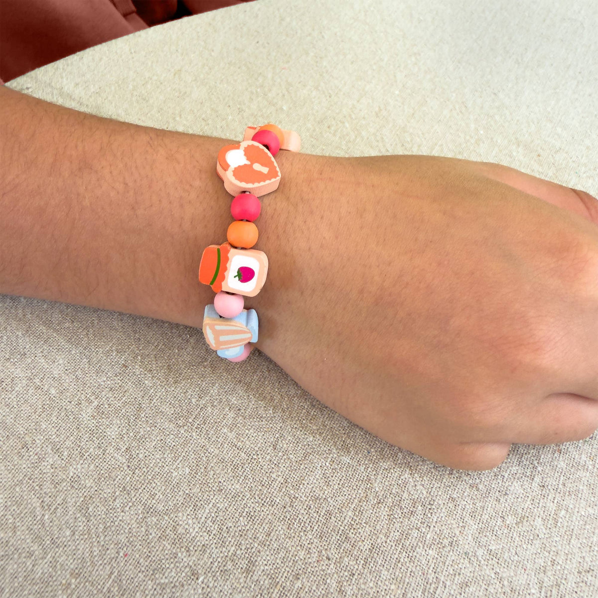 Cotton Twist Wooden Bracelet Making Kit - Tiny Trinkets