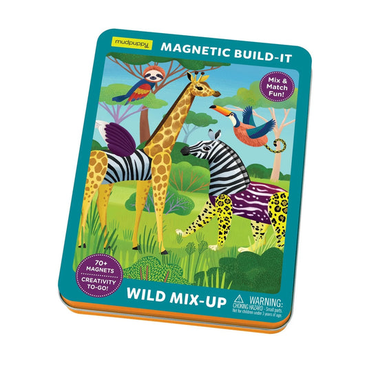 Mudpuppy Magnetic Build-It - Wild Mix-Up - Little Reef and Friends