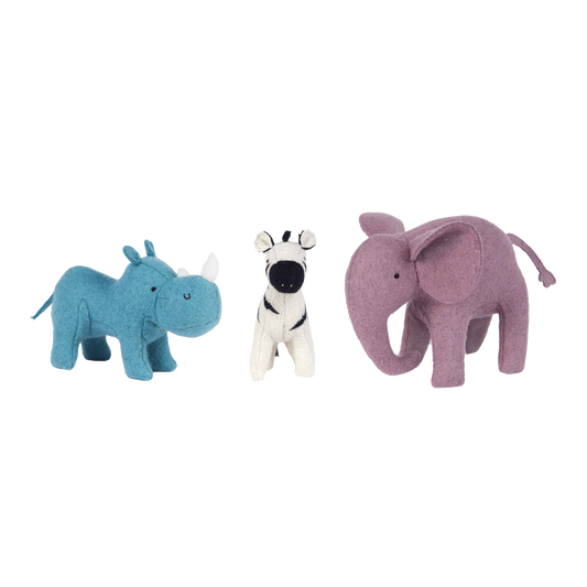 Holdie Safari Animals Set - Little Reef and Friends