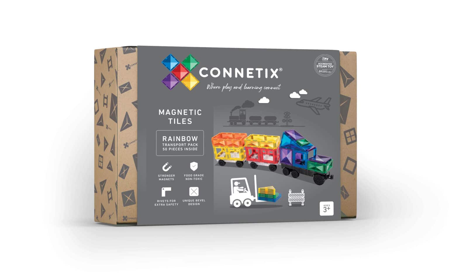 50 Piece Transport Pack - Rainbow - Little Reef and Friends
