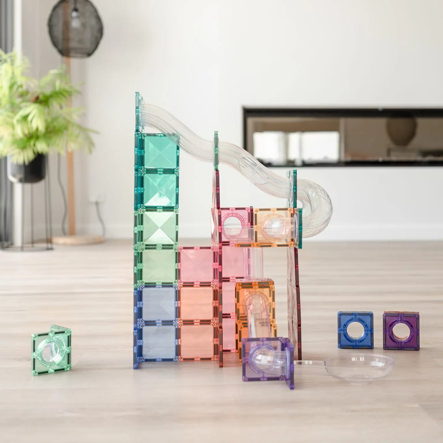 80 pc Ball Run Expansion Pack - Pastel - Little Reef and Friends