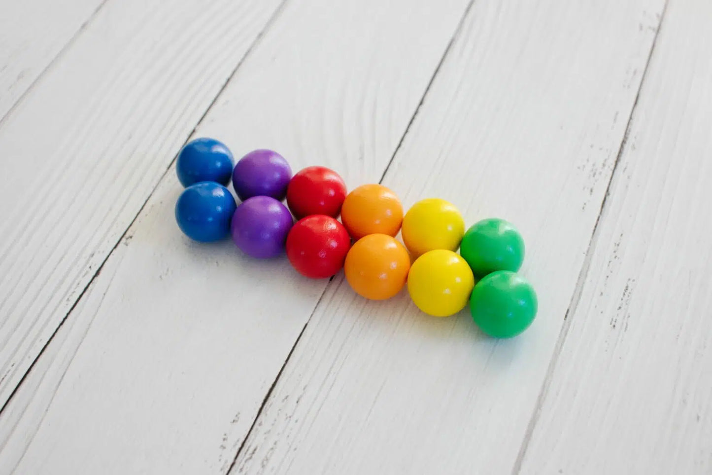 12 Piece Replacement Balls - Rainbow - Little Reef and Friends