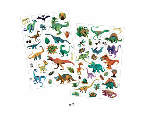 Temporary Tattoos - Dino Club - Little Reef and Friends