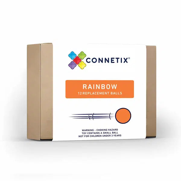 12 Piece Replacement Balls - Rainbow - Little Reef and Friends