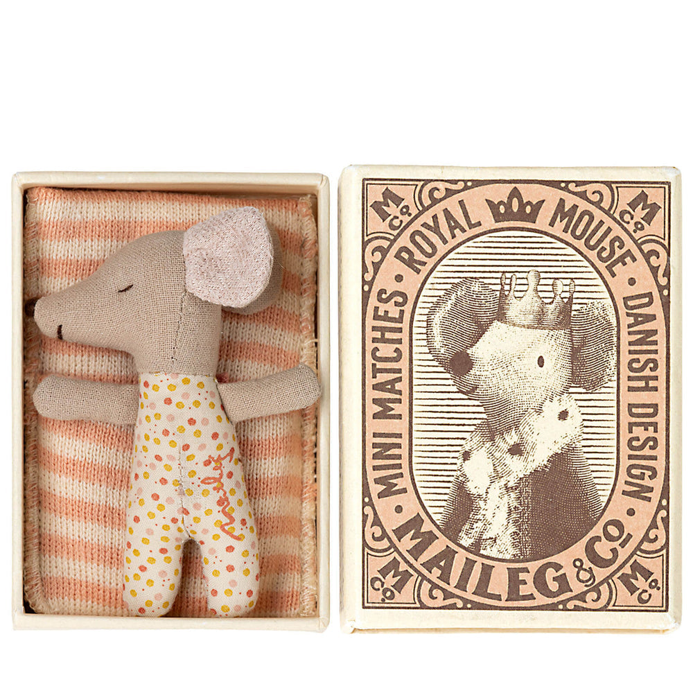 Baby Mouse in Box - Sleepy Wakey Rose - Little Reef and Friends