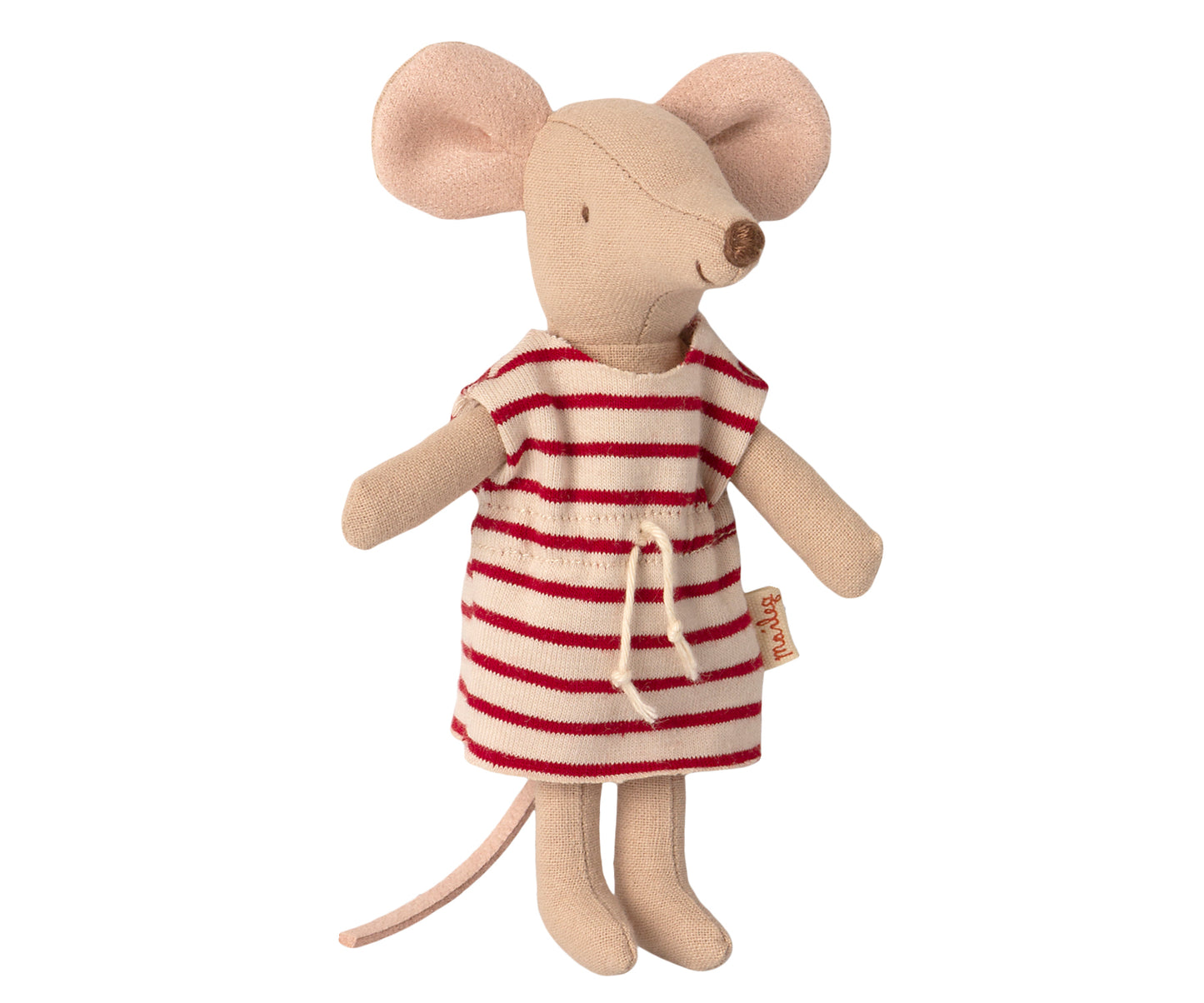 Big Sister Mouse in Box - Red Stripes - Little Reef and Friends