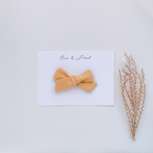 Classic Bow Hair Clip - Buttercup - Little Reef and Friends