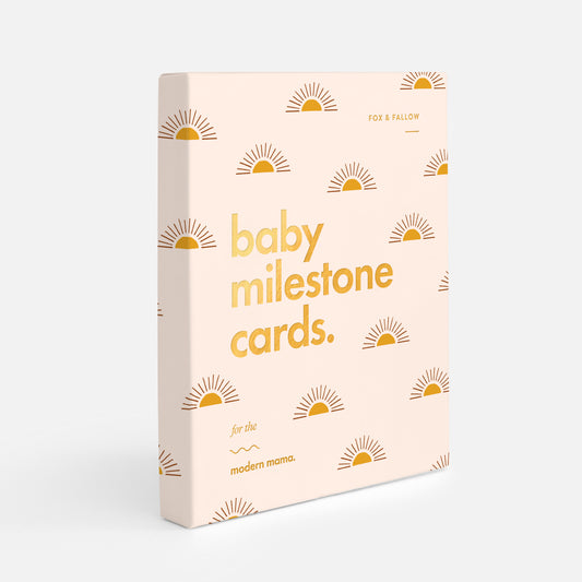 Baby Milestone Cards - Boho - Little Reef and Friends